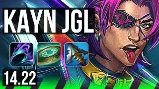 KAYN vs ZAC (JGL) | 6/1/9, 600+ games, Dominating | NA Master | 14.22