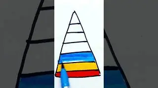 creative art ❤️💛💙💜💚💖🖤🤍 #shorts #art #satisfying