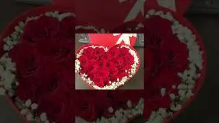 Hộp hoa tươi hoa hồng đỏ quà tặng sinh nhật   #flowers  #hoa  #floralarrangement  #hoahong