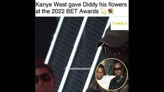 Kanye West giving Diddy his flowers at the 2022 BET Awards