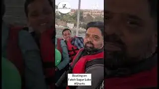 Boating on Fateh Sagar Lake #Shorts #Komputers_with_Kush #KwK #Rajasthan #Udaipur #FatehSagarLake