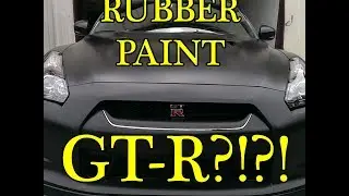 Liquid Wrap Car GT-R Flat Black Godzilla
