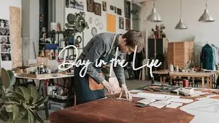 Day in the Life of a Leather Craftsman (Leather Crafting)