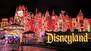It’s A Small World Holiday (Nighttime 4K60 POV) — Disneyland Christmas 2025