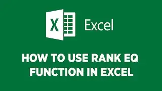 How To Use Rank.EQ Function In Excel | Rank.EQ function in excel | Rank.EQ Example | Excel Tips