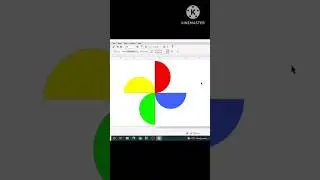 Google photo logo in coreldraw 