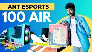 ANT esports 100 air RGB white beauty cabinet review