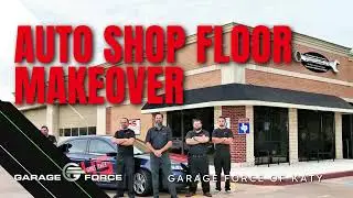 Auto Repair Shop Concrete Coating Makeover