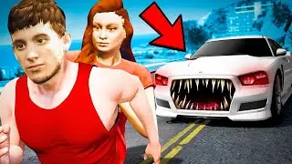 SEVGİLİME ALDIĞIM ARABA HAYALET ÇIKTI 😱 GTA 5 GERÇEK HAYAT