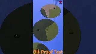 Oil-Proof Test｜Oil-Proof Fabric#shorts