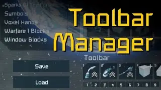 Toolbar Manager - Save/Load your Character and Block Toolbars