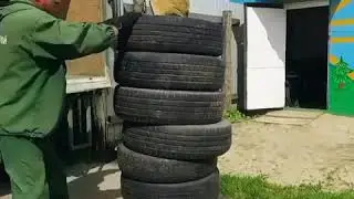 Шина, машина, шофер, кабина! 😀
