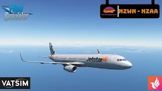 Microsoft Flight Simulator 2020 | Wellington (NZWN) - (NZAA) Auckland | Fenix A321 | #msfs2020