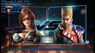 Tekken 7 Gameplay on Nvidia 820m