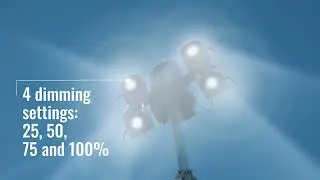 Boels Rental | Zero Emission - Lighting Tower 4x60W LED solar