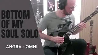 The Bottom Of My Soul - Angra (guitar solo cover) - Breno Abarca