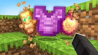 Minecraft, But Dirt Drops OP ITEMS..