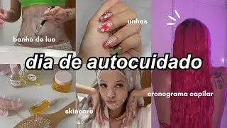SPA DAY🧖🏻‍♀️ dia de autocuidado: cronograma capilar, skincare, unhas, banho de lua e etc…