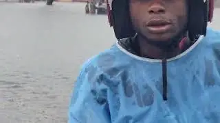 Kinshasa inondé par la pluie abattue ce samedi 19/10/2024.