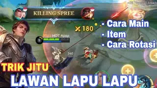 BUILD DAN CARA MAIN ZILONG LAWAN LAPU LAPU DI EXP LANE | Best Build Zilong 2024 | MLBB
