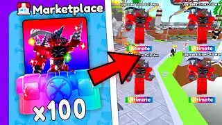 😱OMG I OPENED 100 ULTIMATE CRATES TO GET ULTIMATE TITAN DRILL MAN 🥵 (Roblox) | Toilet Tower Defense