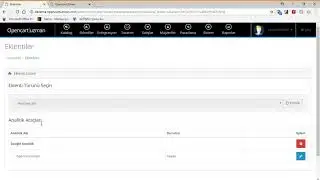 Opencart Duyuru Alanı Modülü Kullanım Kılavuzu