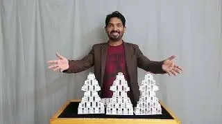 Auto Card Castle From Bag - Nikhils Magic