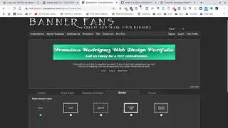 Create a banner for your page