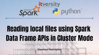 Reading local files using Spark Data Frame APIs in Cluster Mode