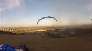 Curso intensivo de parapente 5 dias Geovanne - Natal   RN - 2 voo solo