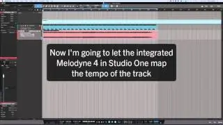 Tempo Mapping In PreSonus Studio One 3.2 with Melodyne 4 Integration