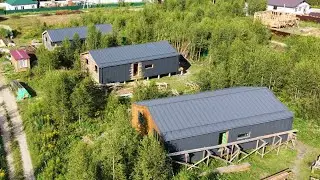Застраиваем нашими замечательными домиками целый коттеджный посёлок в стиле Барн-Хаус.