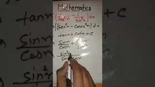 Integration of 1/cos^2 x -1/sin^2 x = ? 