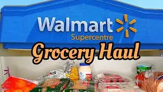 $58.38 Walmart Grocery haul | WALMART Groceries for ONE PERSON