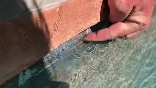 How to chemically remove calcium scale in a swimming pool with SC-1000