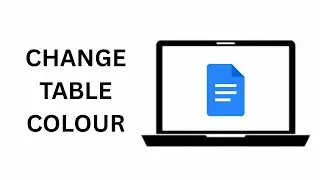 How To Change Table Colour In Google Docs