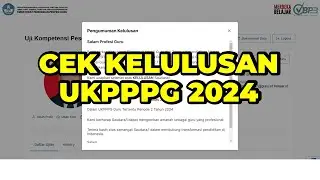 CARA CEK KELULUSAN UKPPPG TERBARU TAHUN 2024 | CARA CEK KELULUSAN UKMPPG TERBARU TAHUN 2024