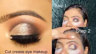 How to do cut crease eye makeup step by step in very easy way | Shruti Makeover