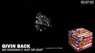 Givin Back 500g Cake - Big Fireworks - Demonstration