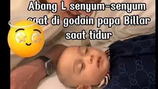 Abang L digodain papa Billar saat tidur #anakartis #lestibillar #leslar
