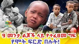 9መንታ ልጆች! ብዙዎችን ያነጋገረ ግፍ Ethiopia  | EthioInfo.