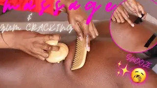 ASMR Massage | With Gum cracking |For Sleep and Relaxation | No talking