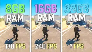 Counter Strike 2 | 8GB vs. 16GB vs. 32GB RAM!