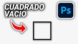 Cómo HACER un CUADRADO SIN RELLENO en Photoshop