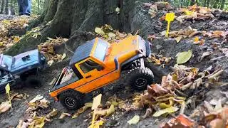 1/10 Scale RC Car Chevrolet C10 Riding in the good company #rc #gmade #rccar #4x4 #offroad #rcfun
