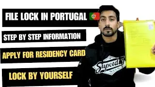 How to lock file with SEF immigration portugal for free.Apply for residency card in portugal Europe.