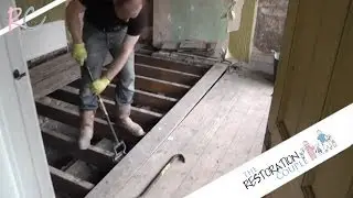 Removing, Insulating and Restoring a Suspended Wooden Floor. Part 1 of 3