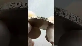 Österreich FEHLPRÄGUNG 500 Schilling Silber RONDE ungeprägter Rohling ERROR coin Austria