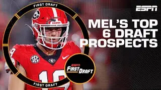 Mel Kiper Jr. drops his top 6 2024 NFL Draft Prospects | First Draft