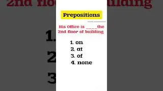 Prepositions | Prepositions grammar 